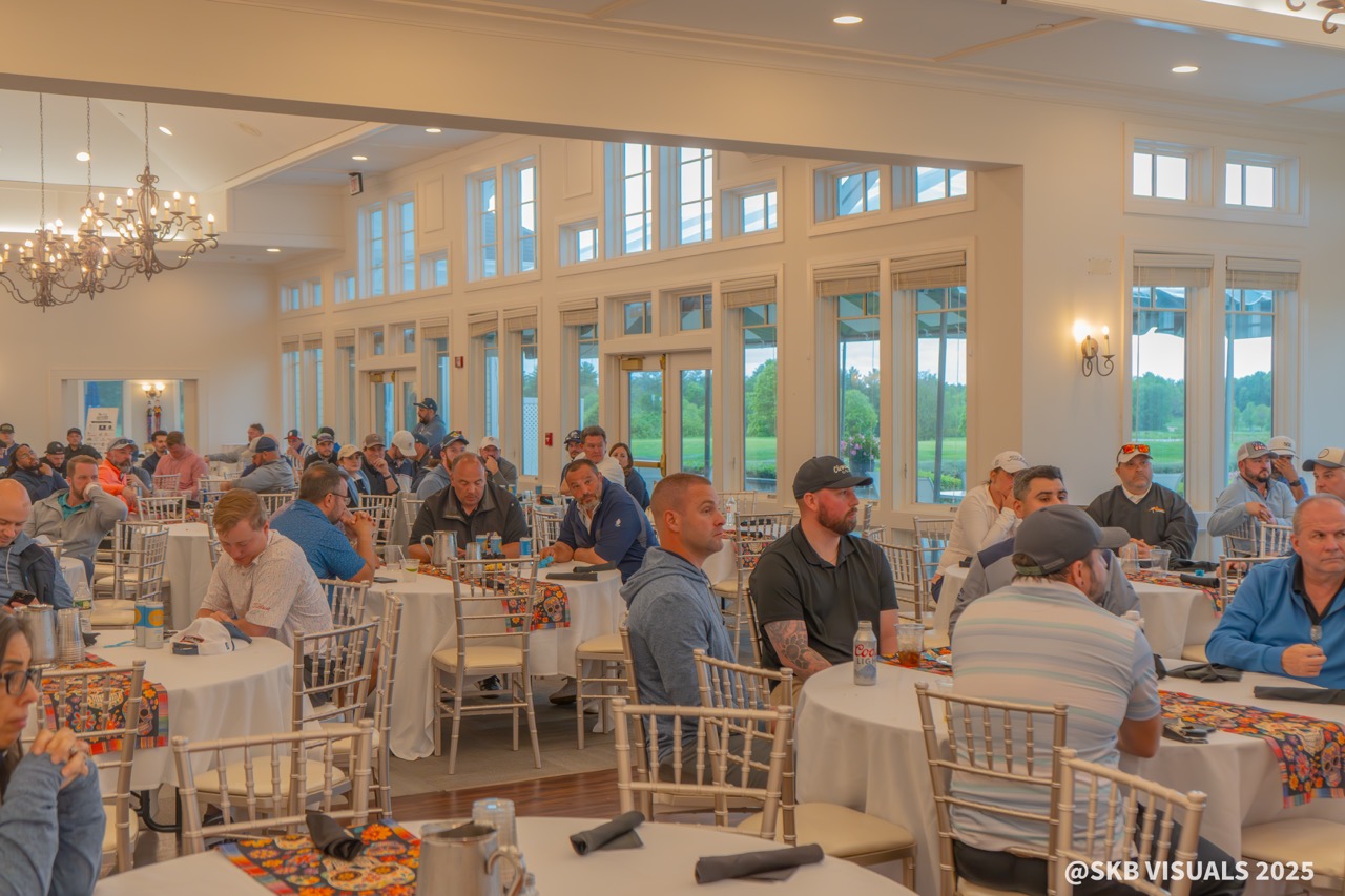 Participants checking in at SCBA Golf Outing