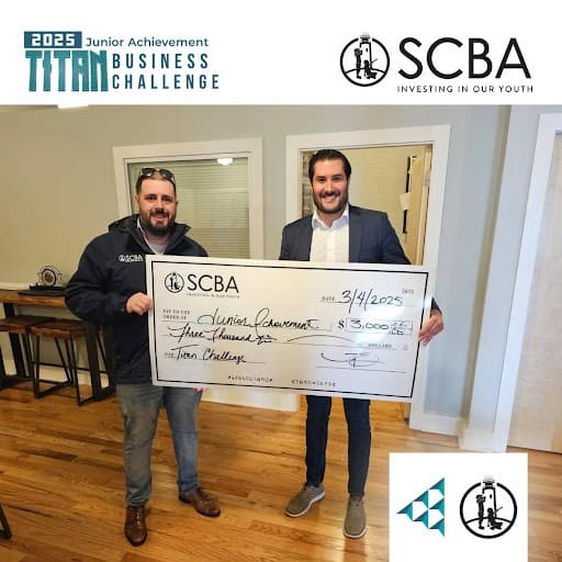 SCBA Invests in the Future with $3,000 Donation to JA Titan Business Challenge